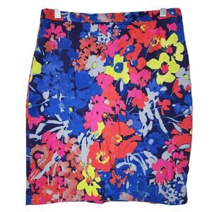 Ann Taylor Loft 10P Floral Skirt